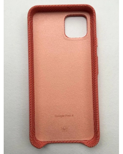 Протиударний чохол Soft Knit Fabric Case GA01282 для Google Pixel 4 Could Be Coral