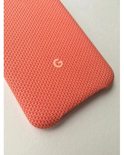 Протиударний чохол Soft Knit Fabric Case GA01282 для Google Pixel 4 Could Be Coral