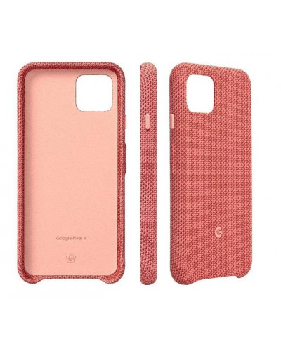 Протиударний чохол Soft Knit Fabric Case GA01282 для Google Pixel 4 Could Be Coral