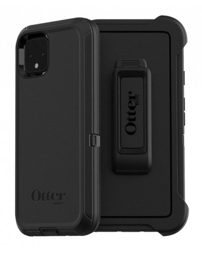 Чохол протиударний з кліпсою OtterBox Defender для Google Pixel 4 XL (6.3") Black