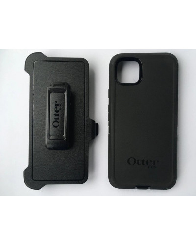 Чохол протиударний з кліпсою OtterBox Defender для Google Pixel 4 XL (6.3") Black