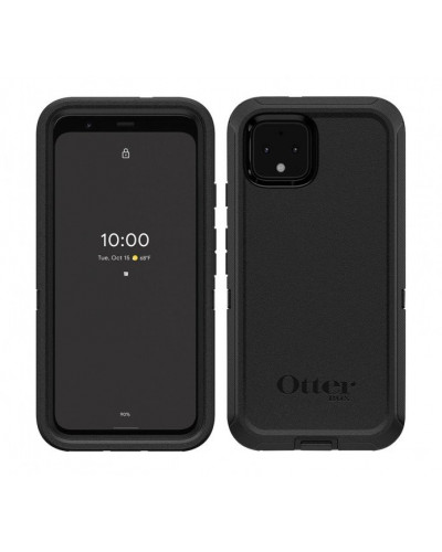 Чохол протиударний з кліпсою OtterBox Defender для Google Pixel 4 XL (6.3") Black
