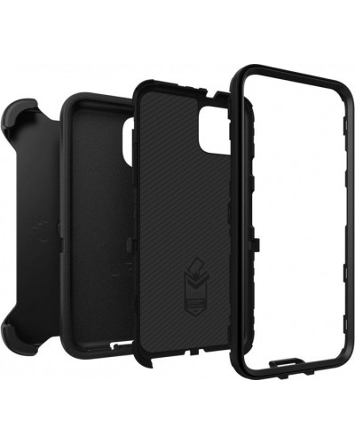 Чохол протиударний з кліпсою OtterBox Defender для Google Pixel 4 XL (6.3") Black
