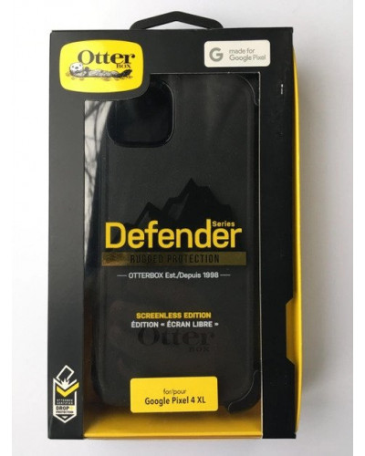 Чохол протиударний з кліпсою OtterBox Defender для Google Pixel 4 XL (6.3") Black
