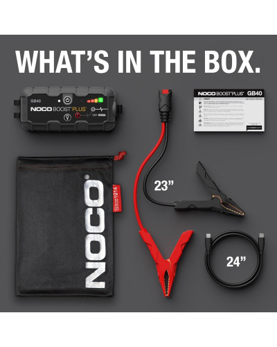 Пусковий пристрій Noco GB40 Boost 12V 1000A Jump Starter