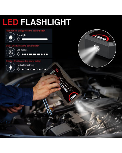 Пусковий пристрій NEXPOW Car Jump Starter, 1500A Peak Car Battery Jump Starter Q10S