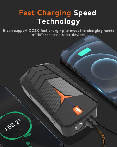 Пусковий пристрій SUNPOW 1500A Peak Jump Starter