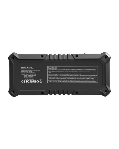 Пусковий пристрій GOOLOO GP2000 Jump Starter 2000A Peak Car Starter for Up to 9L Gas or 7L Diesel Engine SuperSafe 12V Jump Box Auto Lithium Battery Booster