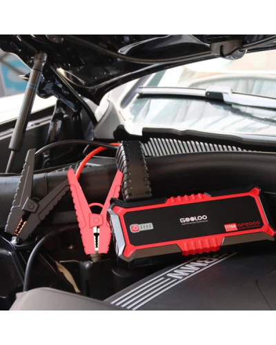 Пусковий пристрій GOOLOO GP2000 Jump Starter 2000A Peak Car Starter for Up to 9L Gas or 7L Diesel Engine SuperSafe 12V Jump Box Auto Lithium Battery Booster