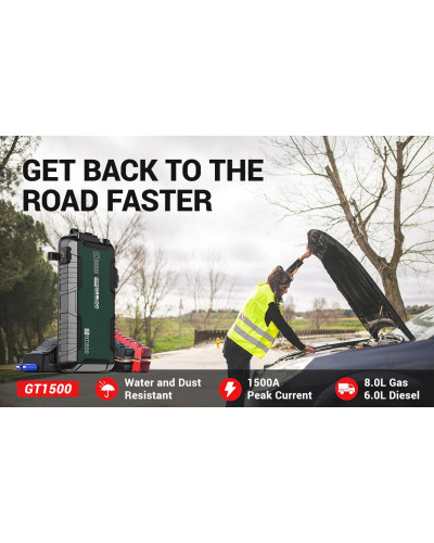 Пускозарядний пристрій GOOLOO GT1500 Jump Starter