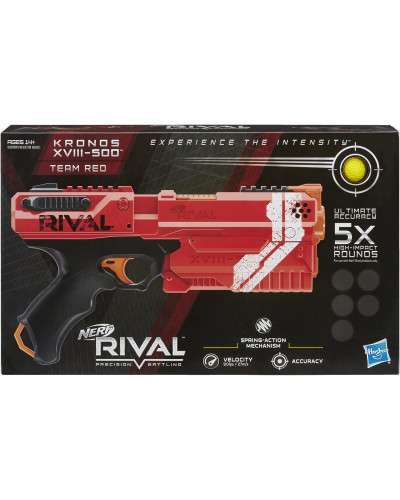 БЛАСТЕР NERF RIVAL KRONOS XVIII-500 ЧЕРВОНИЙ