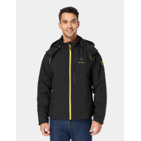Куртка з електричним підігрівом Ororo Men's Classic Heated Jacket - Black & Gold