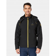 Куртка з електричним підігрівом Ororo Men's Classic Heated Jacket - Black & Gold