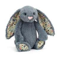 М'яка іграшка зайчик сіро-блакитного кольору 31 см Jellycat  - BL3DUSKN