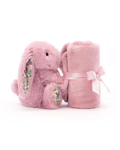 М'яка іграшка із серветкою зайчик ніжно-рожевого кольору 16 см Jellycat - BBL4BTPN М'яка іграшка із серветкою зайчик ніжно-рожевого кольору 16 см Jellycat - BBL4BTPN