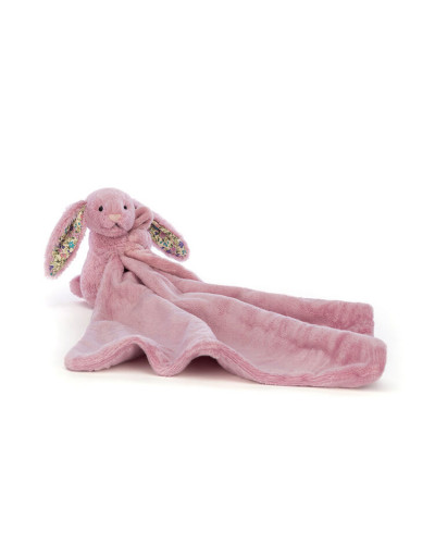 М'яка іграшка із серветкою зайчик ніжно-рожевого кольору 16 см Jellycat - BBL4BTPN М'яка іграшка із серветкою зайчик ніжно-рожевого кольору 16 см Jellycat - BBL4BTPN