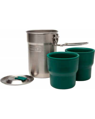 Туристичний набір посуду Stanley Adventure Two Cup Cookset, ємність 0.7 л + 2 чашки