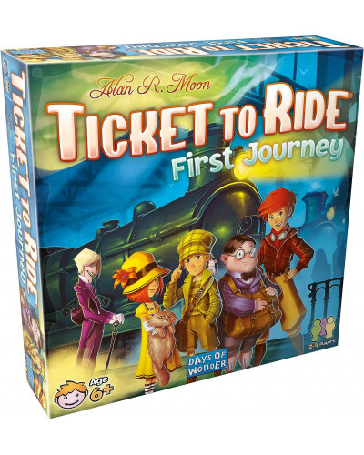 Настільна гра Ticket to Ride: First Journey Білет на поїзд: Перша подорож (ENG)