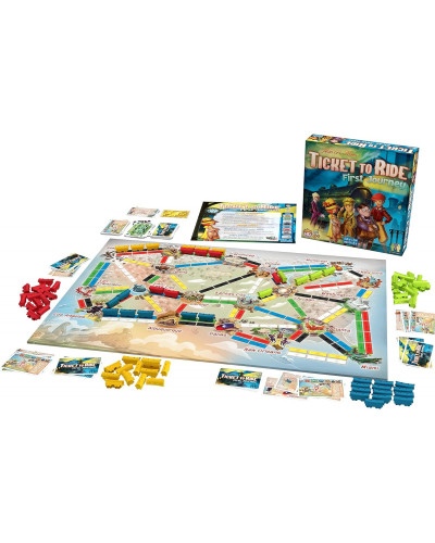 Настільна гра Ticket to Ride: First Journey Білет на поїзд: Перша подорож (ENG)
