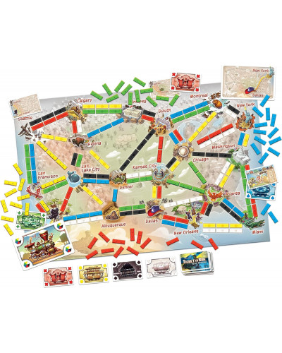 Настільна гра Ticket to Ride: First Journey Білет на поїзд: Перша подорож (ENG)