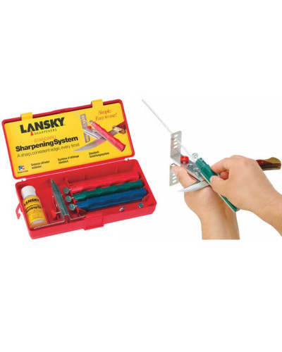 Система для заточування ножів Lansky Deluxe 5-Stone Sharpening System