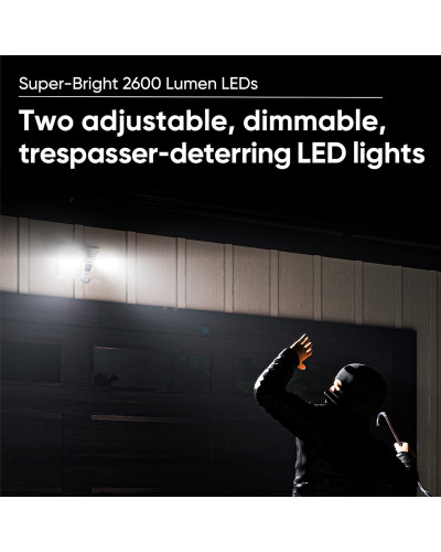 Камера відеоспостереження Wyze Cam Floodlight, зовнішнє використання, Wi-Fi камера, датчик руху