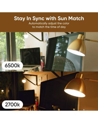 Розумна світлодіодна лампа Wyze Bulb LED Wi-Fi з димуванням і зміною температури світіння, 800 Lumen,9,5Вт