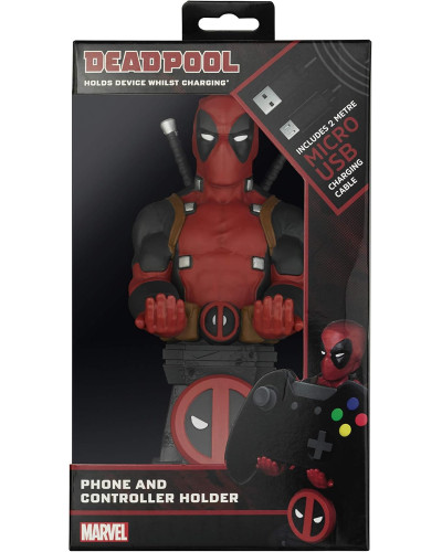 Тримач для геймпаду телефону Exquisite Gaming: Marvel: Deadpool Plinth 20 см Тримач для геймпаду телефону Exquisite Gaming: Marvel: Deadpool Plinth 20 см