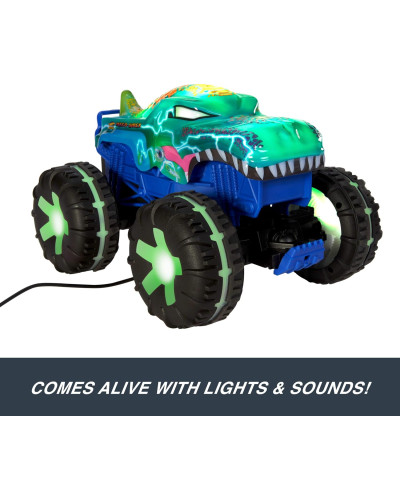 Машинка Хот Вілс Монстр Трак 1:15 Мега Рекс Monster Trucks Mega Wrex Hot Wheels HWW53