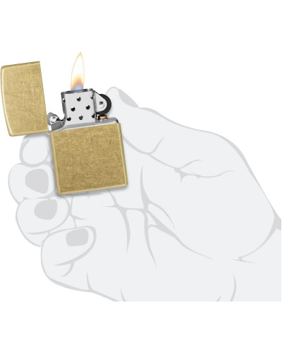 Запальничка Zippo Classic Street Brass 48267