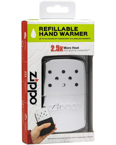 Грілка для рук Zippo 12 Hour Refillable Hand Warmer срібляста