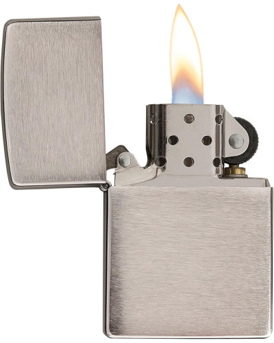 Запальничка Zippo 200 Classic Brushed Chrome Pocket Lighter