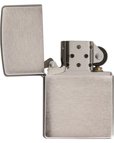 Запальничка Zippo 200 Classic Brushed Chrome Pocket Lighter