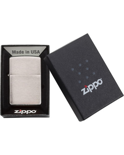 Запальничка Zippo 200 Classic Brushed Chrome Pocket Lighter