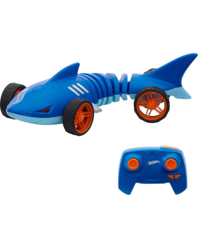 Машинка Хот Вілс Акула 1:15 На Пульті Звук Світло Shark Speeder RC Hot Wheels HXJ83
