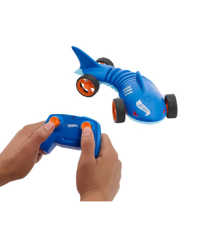Машинка Хот Вілс Акула 1:15 На Пульті Звук Світло Shark Speeder RC Hot Wheels HXJ83