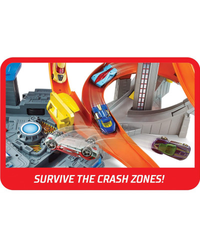 Трек Багатосмугові Петлі Хот Вілс Моторизований Track High Speed Multi-Lane Loops Hot Wheels CDL45