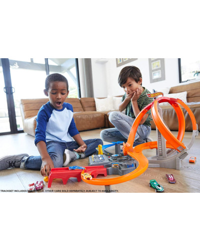 Трек Багатосмугові Петлі Хот Вілс Моторизований Track High Speed Multi-Lane Loops Hot Wheels CDL45