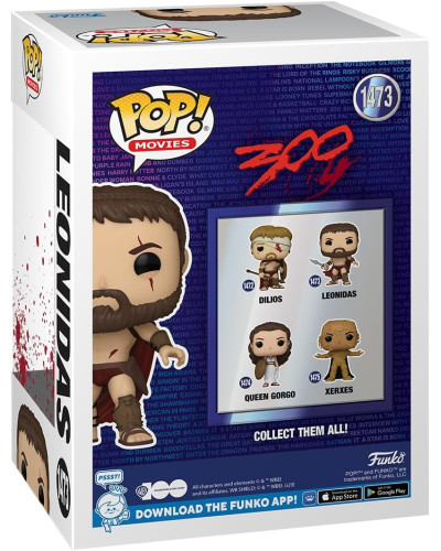 Фігурка Funko Pop! Movies 300 спартанців Царь Леонід, Leonidas (Bloody) - 1473 Фігурка Funko Pop! Movies 300 спартанців Царь Леонід, Leonidas (Bloody) - 1473