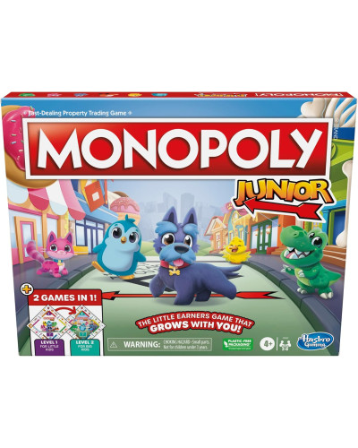 Настільна гра Hasbro Gaming Monopoly Junior (2 в 1)  на англійській мові EN