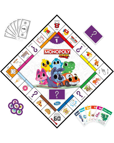 Настільна гра Hasbro Gaming Monopoly Junior (2 в 1)  на англійській мові EN