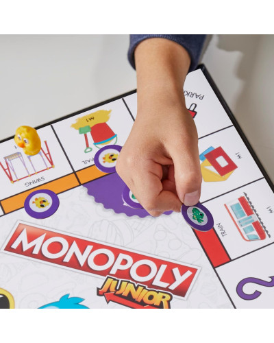 Настільна гра Hasbro Gaming Monopoly Junior (2 в 1)  на англійській мові EN