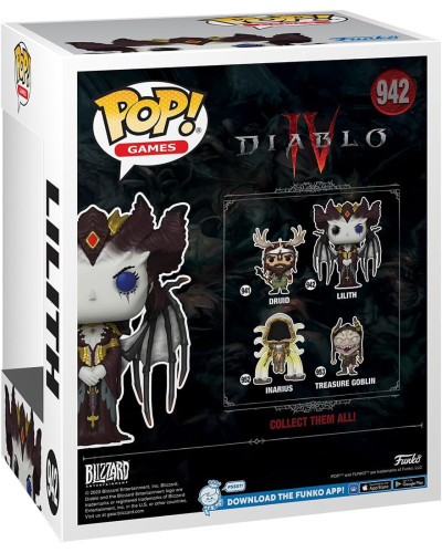 Колекційна фігурка Funko POP! Super: Diablo 4 – Lilith