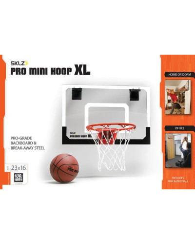 Портативне Баскетбольне Кільце SKLZ Pro Mini Indoor Basketball Hoop – Over The Door XL