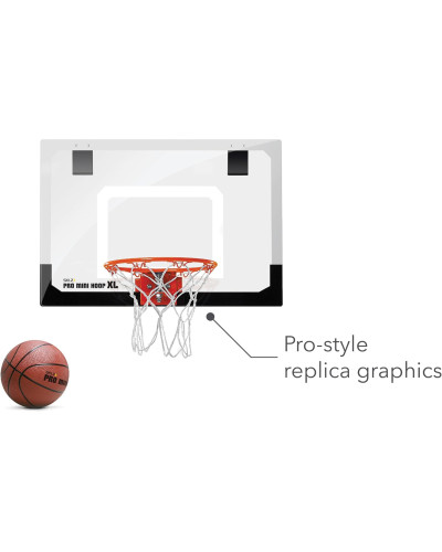 Портативне Баскетбольне Кільце SKLZ Pro Mini Indoor Basketball Hoop – Over The Door XL