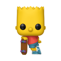 Колекційна фігурка Funko Pop! Bart Simpson з скейтбордом – пустотливий герой The Simpsons