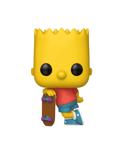 Колекційна фігурка Funko Pop! Bart Simpson з скейтбордом – пустотливий герой The Simpsons
