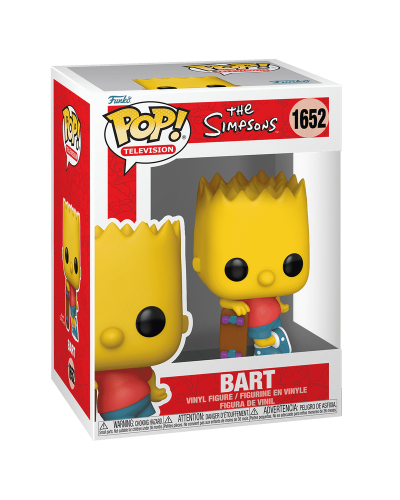 Колекційна фігурка Funko Pop! Bart Simpson з скейтбордом – пустотливий герой The Simpsons