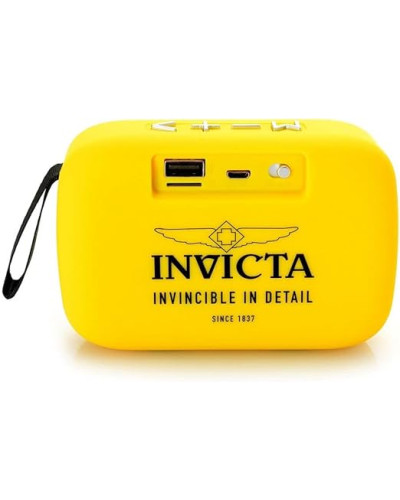 Bluetooth-колонка INVICTA жовтого кольору