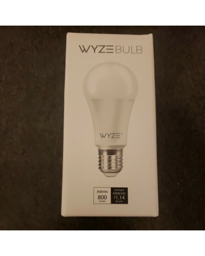 Розумна світлодіодна лампа Wyze Bulb LED Wi-Fi зі зміною температури світіння, 800 Lumen, 9,5Вт